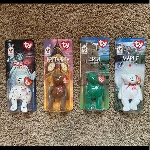 Set of Beanie Babies